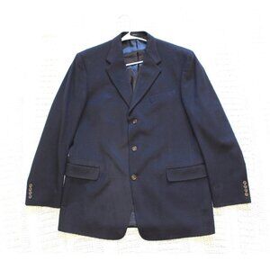 Vtg Hart Schaffner Marx 100% Cashmere Jacket Men Blazer union Made Loro Piana XL